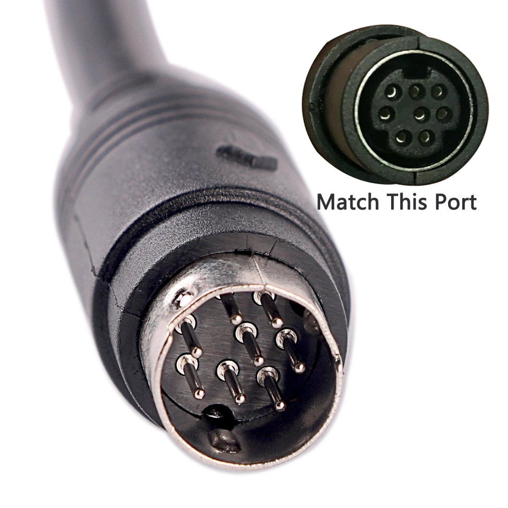 Mini DIN  8 pin Male  MD8  to Wire End  Connecter Adapter Cable