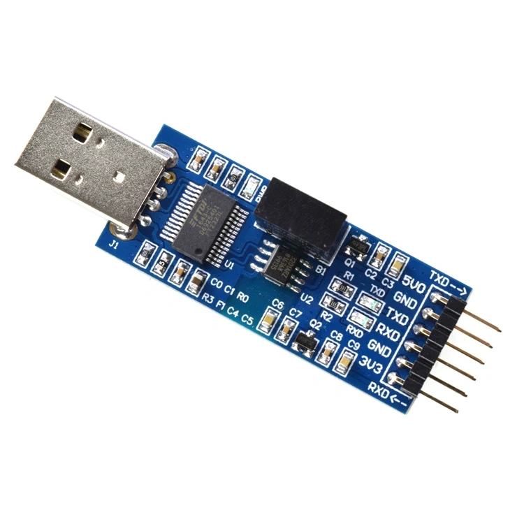 USB to TTL module USB to serial UART module Voltage isolation-signal isolation 5V/3.3V Dual Level FT232RNL-REEL CH340C CP2102