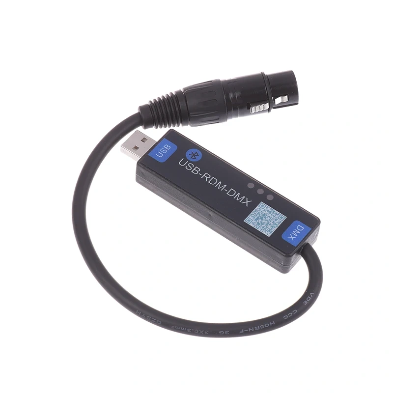 1PC USB-RMD-DMX Mobile App DMX Dialer Stage Light Wireless Bluetooth DMX Controller Tool Only Supports Android Devices
