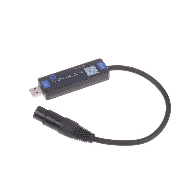 1PC USB-RMD-DMX Mobile App DMX Dialer Stage Light Wireless Bluetooth DMX Controller Tool Only Supports Android Devices