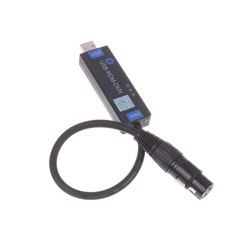 1PC USB-RMD-DMX Mobile App DMX Dialer Stage Light Wireless Bluetooth DMX Controller Tool Only Supports Android Devices