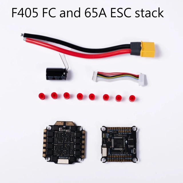 F405 F405HD F7 F722 Flight Controller F4 V5 FC + 65A 4-in-1 BLheli_S ESC Stack 30.5*30.5mm Suitable for Remote Control FPV Racing Drones,MY SHOP,F405 F405HD F7 F722 飞控 F4 V5 FC + 65A 4合1 BLheli_S 电调堆叠 30.5*30.5mm 适用于遥控FPV竞速无人机