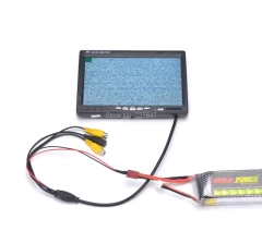 New 7-inch FPV color 1024x600 FPV monitor video screen, suitable for FPV remote-controlled multi-rotor aircraft frames and wireless composite video cameras,MY SHOP,新款7英寸FPV彩色1024x600 FPV显示器视频屏幕，适用于FPV遥控多旋翼飞行器机架无线复合视频摄像头