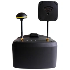 9IMOD 5.8G 40通道 FPV LS-800D 眼镜，5英寸高清液晶屏，16:9显示比例，带DVR、双天线接收器，适用于遥控FPV飞行器