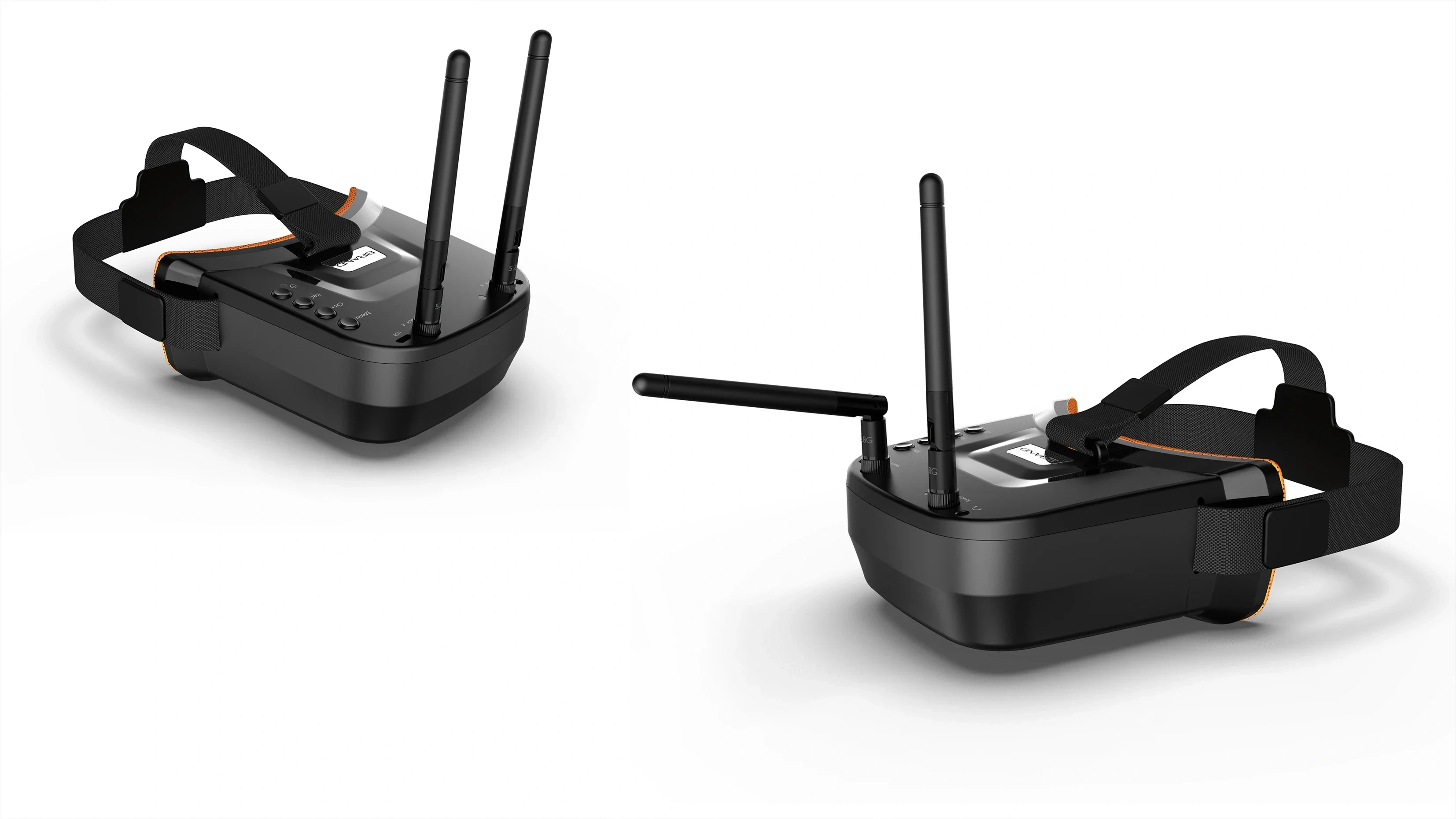 VR009 FPV 眼镜 5.8G 40通道 3英寸 480x320 视频头戴式高清 DVR 分集式 FPV 眼镜，适用于相机无人机及配件