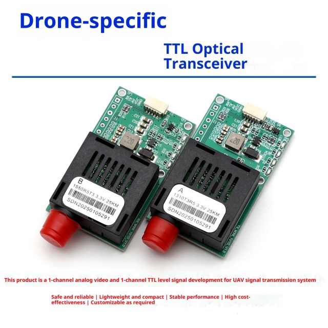 Support OEM/ODM customization LHGD DC5.5-26V TTL Optical Transceiver Module ABS Material FPV Compatible Sky Ground End UAV Terminal Fiber End Private Mold,MY SHOP,LHGD DC5.5-26V TTL Optical Transceiver Module ABS Material FPV Compatible Sky Ground End UAV Terminal Fiber End Private Mold