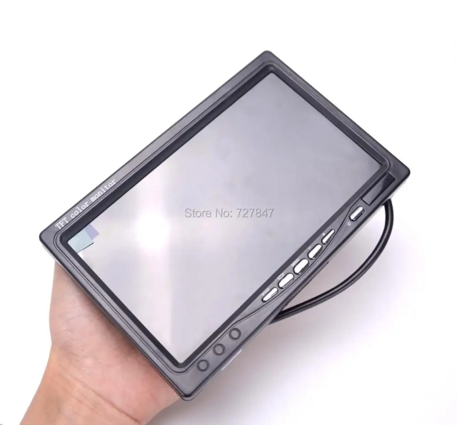 New 7-inch FPV color 1024x600 FPV monitor video screen, suitable for FPV remote-controlled multi-rotor aircraft frames and wireless composite video cameras,MY SHOP,新款7英寸FPV彩色1024x600 FPV显示器视频屏幕，适用于FPV遥控多旋翼飞行器机架无线复合视频摄像头
