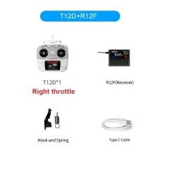 RadioLink T12D T16D remote controller with receiver, supports ELRS high-frequency head, suitable for drones, FPV, remote control cars, robots, and virtual games,MY SHOP,RadioLink T12D T16D 遥控器带接收器，支持 ELRS 高频头，适用于无人机 FPV 遥控车机器人虚拟游戏