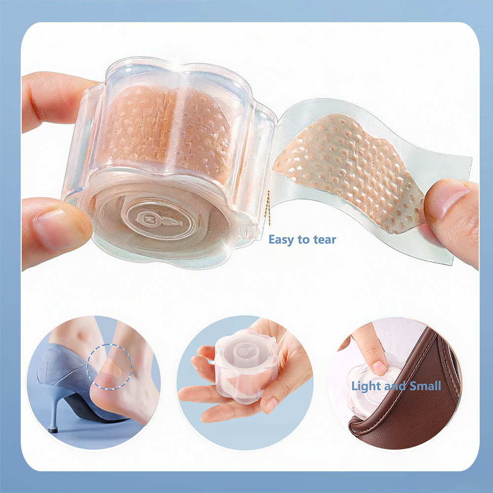 Blister Prevention Tape, Waterproof Running Feet Heel Blister Prevention Tape, Blister Bandages for Skin
