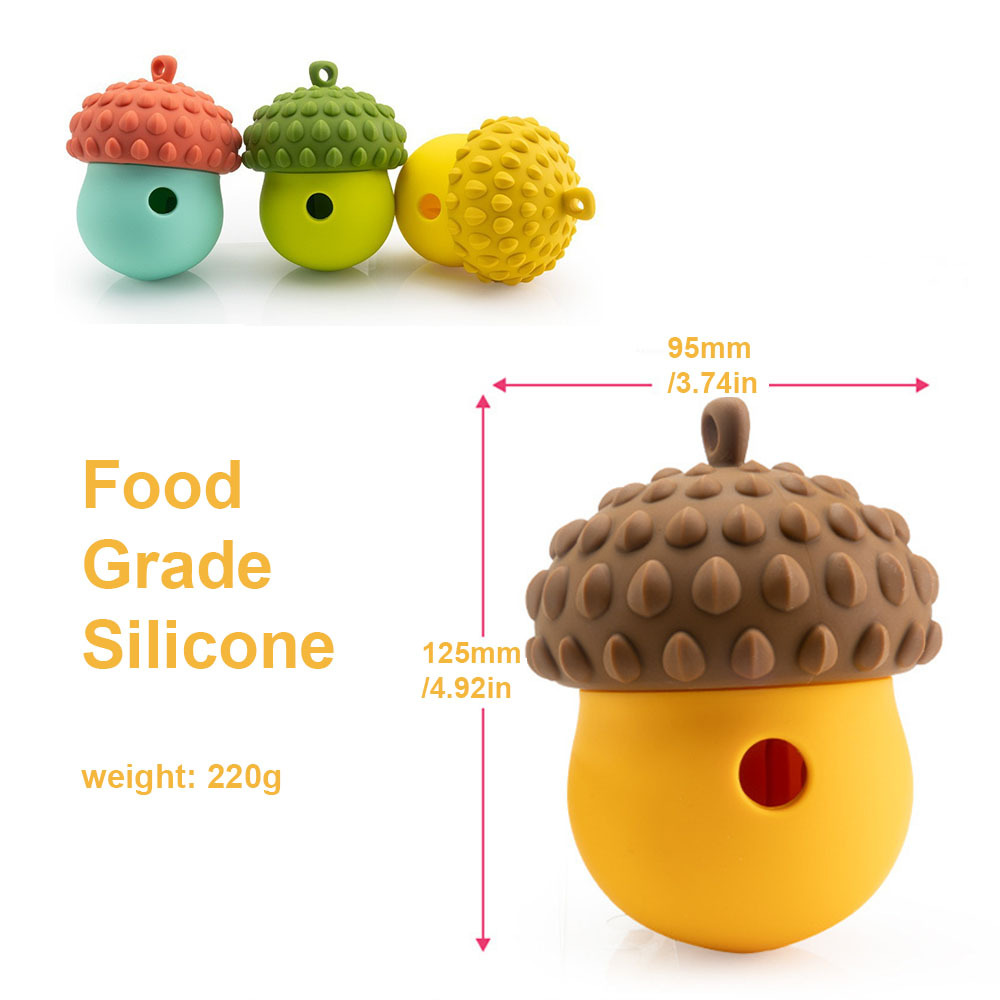 Food Silicone Dog Dispenser, Dog Slow Feeder, Anti-choking Food Feeder for Cats and Dogs