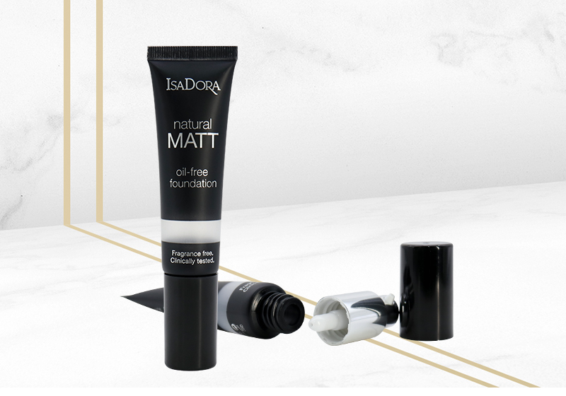 Black Plastic Squeeze Airless Pump Tube 35ml