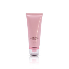 100ml Pink Plastic Squeeze Tube With Acrylic Clear Lid