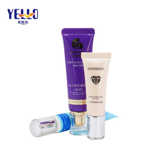 Wholesale Plastic Packaging Squeeze Cosmetic Tubes , Empty PE Lotion Container