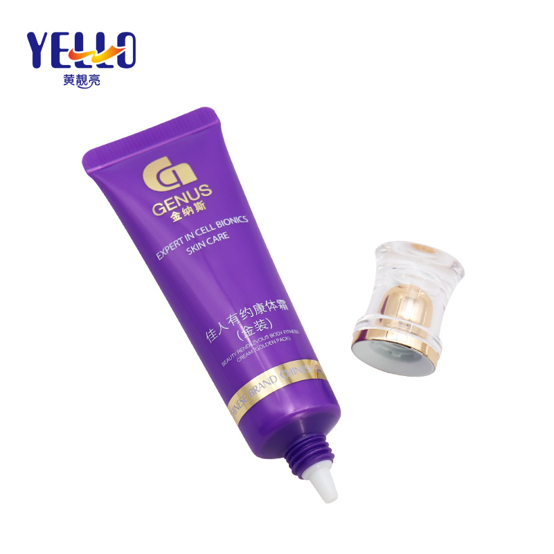20ml Cosmetic Eye Cream Tube With Acrylic Cap , Color Customs Sample Size Tube