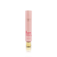 Custom Made Plastic Soft Pink Cream Tube 100ml With Gold Lid
