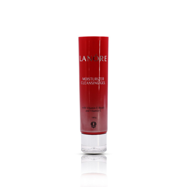 Luxurious 100ml Red Cosmetic Lotion Tube With Silver Cap