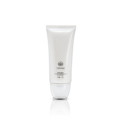 100g 3.4 oz White Empty Lotion Tubes With Silver Plating Cap