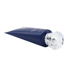 100ml Skin Care Plastic Sofe Cosmetic Tube Packaging With Diamond Lid