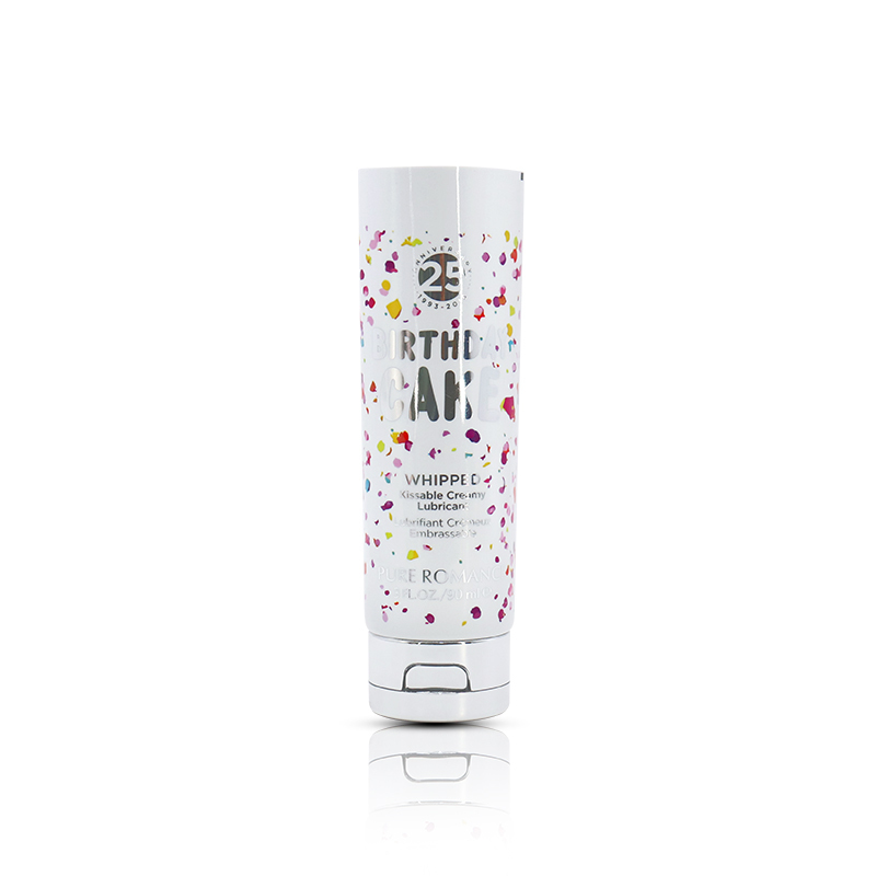 90g 3oz Double Layers Cosmetic Plastic Tubes With Silver Cap