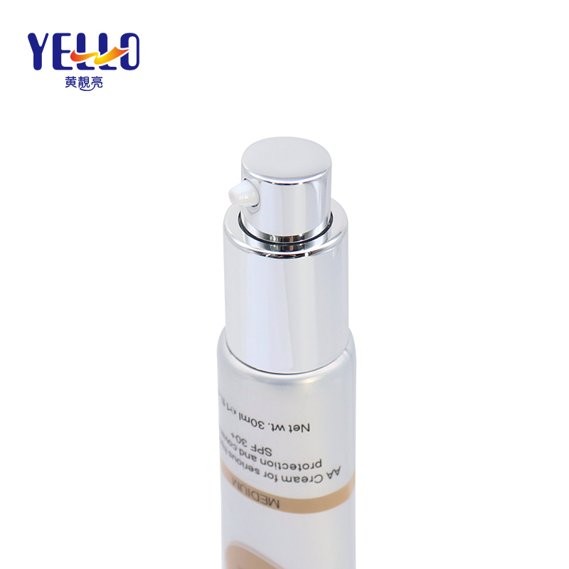 30ml Laminated Airless Pump Squeeze Cream Tube Packaging