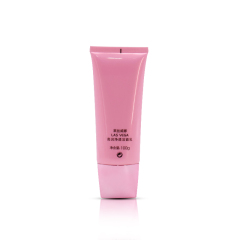 Pink 100g 3.4 oz Face Cleanser Cream Squeeze Tubes For Cosmetics