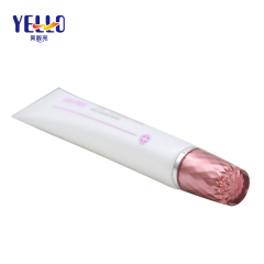 PE Plastic Empty Squeeze Cleansing Cream Tube With Long Nozzle 