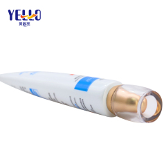 Plastic Soft Squeeze Cosmetic Lotion Tube With Nozzle For Essence