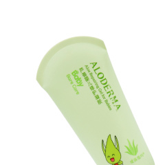 Aloe Empty Plastic Soft Cosmetic Lotion Tubes 100ml For Skincare Package