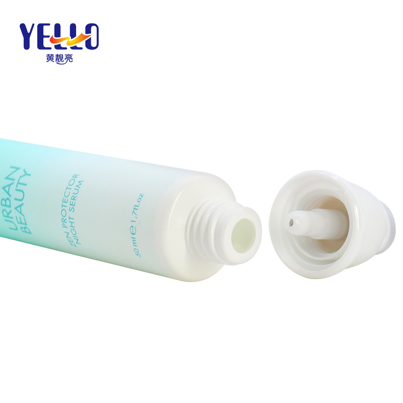 Empty Plastic Squeeze Airless Pump Tube 50ml For Cosmetics