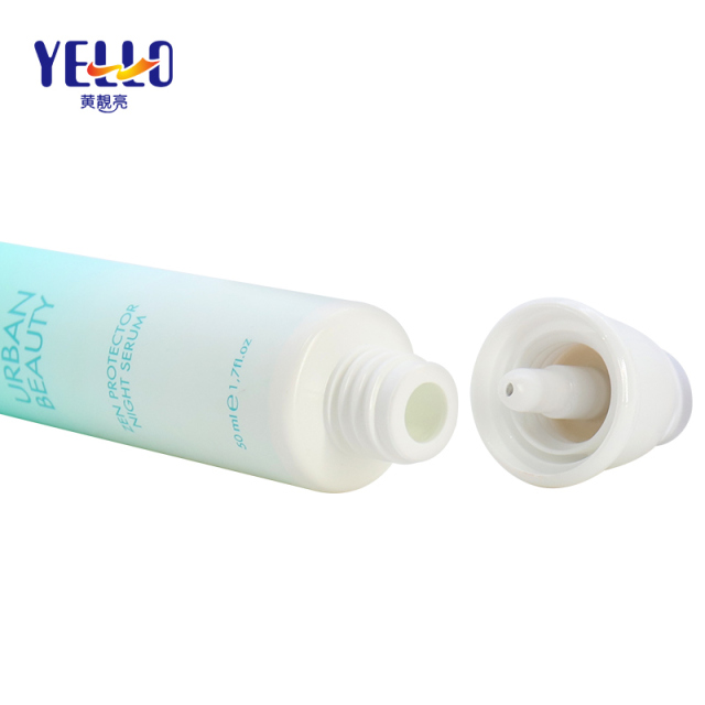 Empty Plastic Squeeze Airless Pump Tube 50ml For Cosmetics