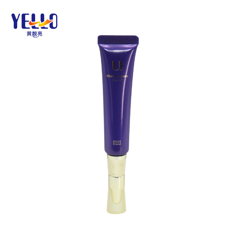 Beauty 20g Empty Skincare Lip Gel Tube With Gold Nozzle Cap