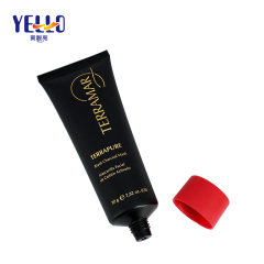 Black Empty Lotion Squeeze Tubes 80g , Hand Cream Face Cleanser Cosmetic Tube