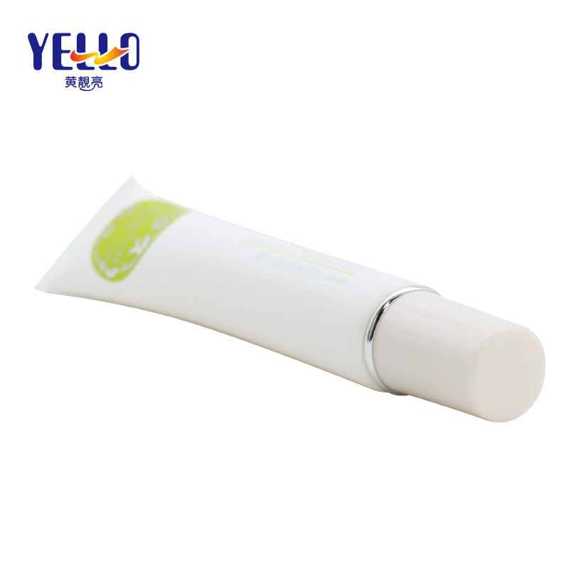 OEM White Plastic Squeeze Cosmetic Cream Long Nozzle Tube