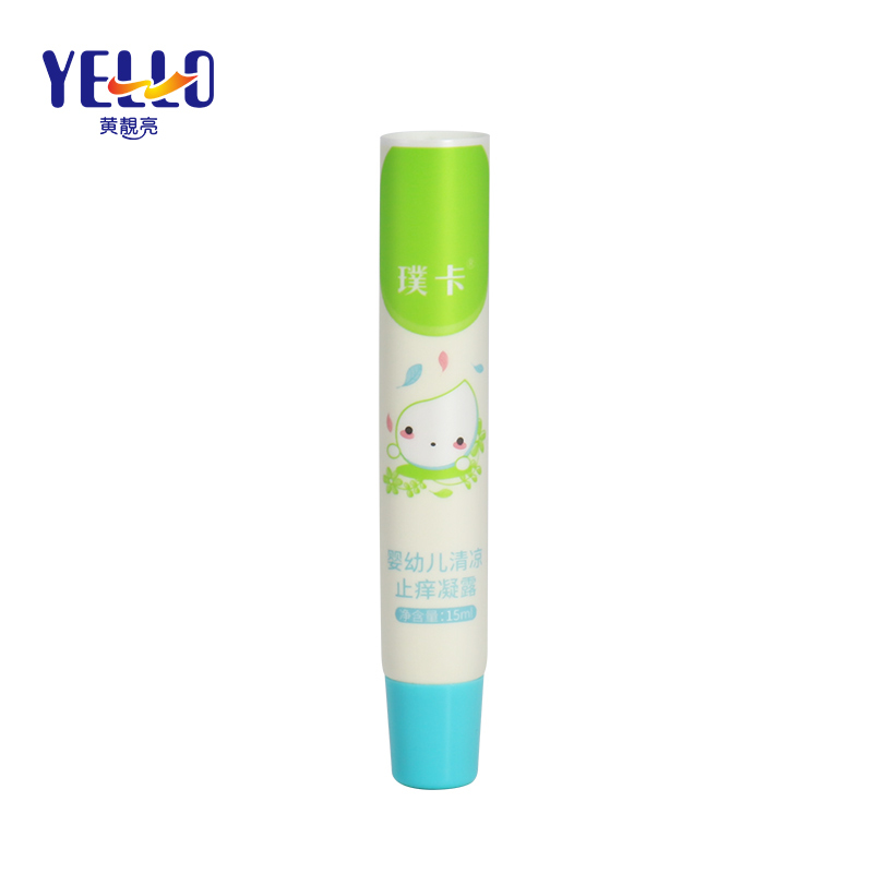 15g 0.5oz Empty Moisturizer Tube For Baby Care / Customs Squeeze Lip Tubes