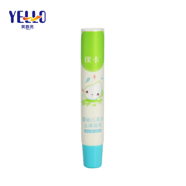 15g 0.5oz Empty Moisturizer Tube For Baby Care / Customs Squeeze Lip Tubes