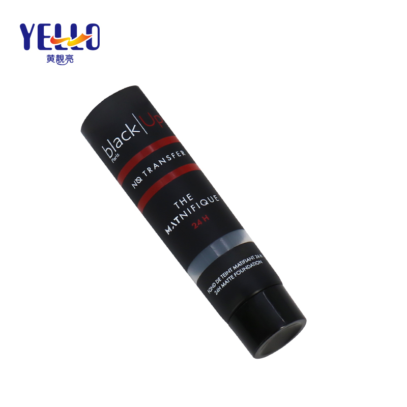 Factory Supply Black Empty PE Plastic Mini Lotion Tube For Foundation