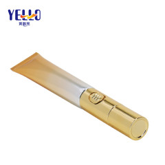Wholesale Skincare Packaging Gold Electric Laminated Tube 15ml For Eye Massage