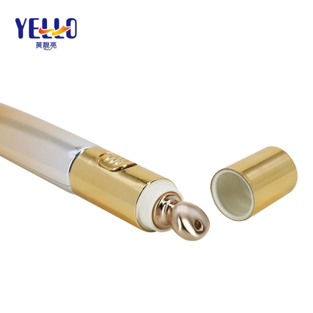 Wholesale Skincare Packaging Gold Electric Laminated Tube 15ml For Eye Massage