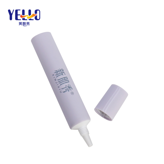 Custom Color 5g Nozzle Gel Tubes, Round Cosmetic Tubes For Eye Cream
