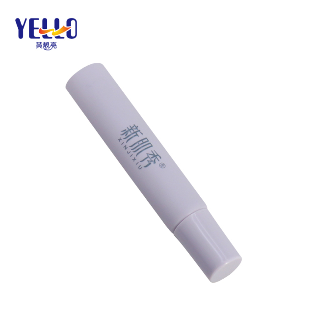 Custom Color 5g Nozzle Gel Tubes, Round Cosmetic Tubes For Eye Cream