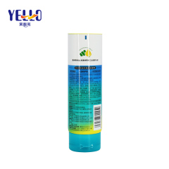 120g Custom Skincare Packaging Blue PE Plastic Lotion Tube