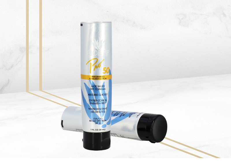 30ml Plastic-Aluminum Laminated Cream Tube With Black Flip Top