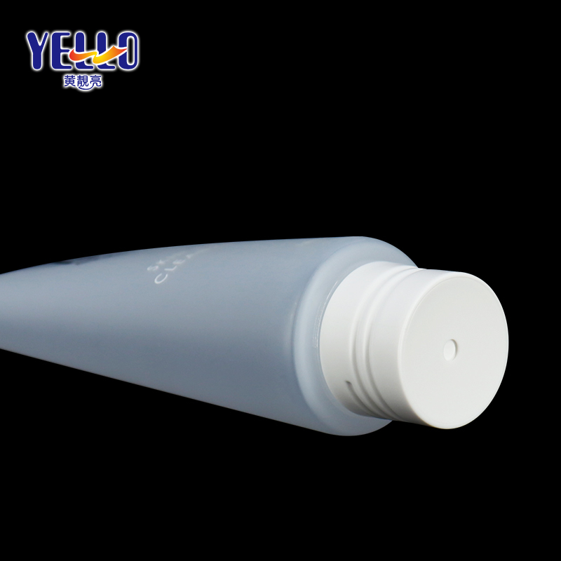 Transparent Empty Squeeze Facial Cleansing Gel Tube 180g Package , Plastic Soft Bottle