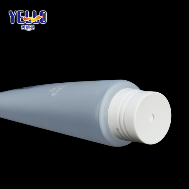 Transparent Empty Squeeze Facial Cleansing Gel Tube 180g Package , Plastic Soft Bottle