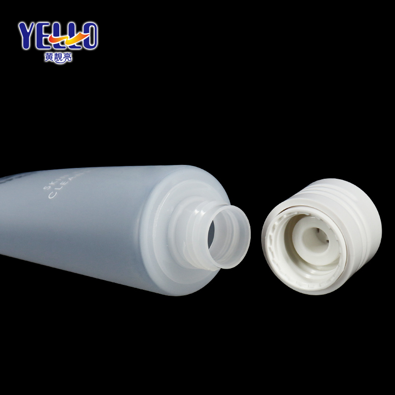 Transparent Empty Squeeze Facial Cleansing Gel Tube 180g Package , Plastic Soft Bottle