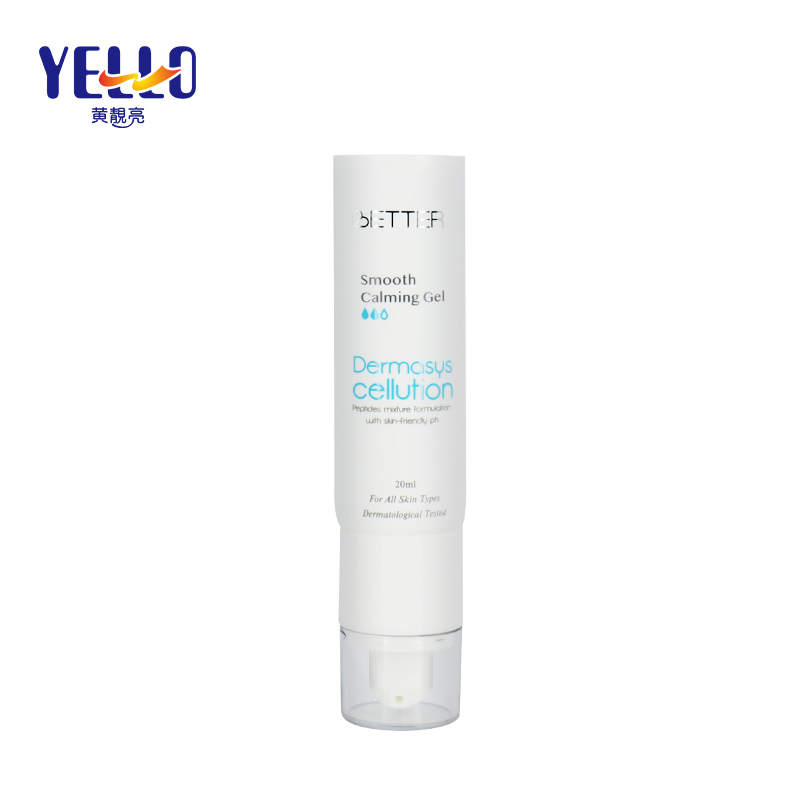20ml Empty Round Airless Pump Plastic PE Tube For Cream