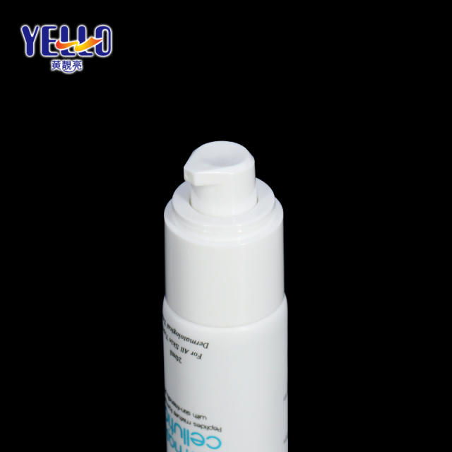 20ml Empty Round Airless Pump Plastic PE Tube For Cream