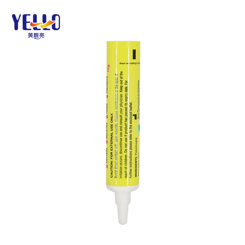 Fancy Small Size Eye Cream Cosmetic Squeeze Tubes With Nozzle Cap