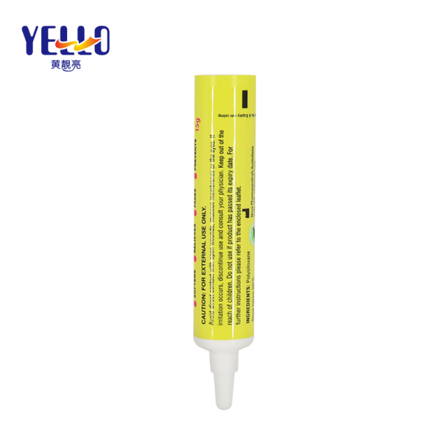 Fancy Small Size Eye Cream Cosmetic Squeeze Tubes With Nozzle Cap