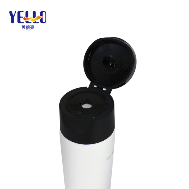 Matte White 100ml Empty Face Wash Squeeze Tubes For Cosmetic Packaging